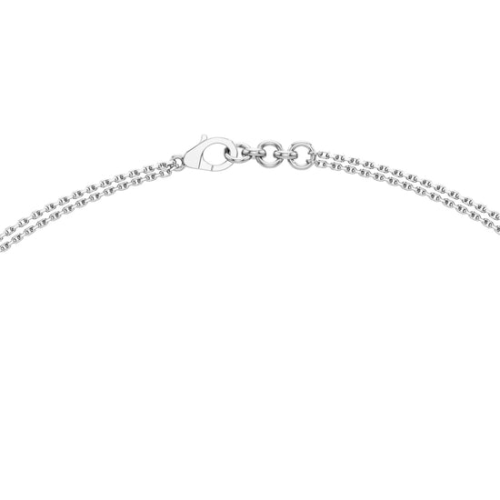Luminara Heart & Baguette Drop Pendant Necklace