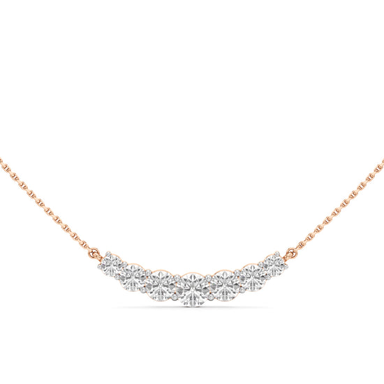 Astra Radiant Seven-Stone Diamond Necklace