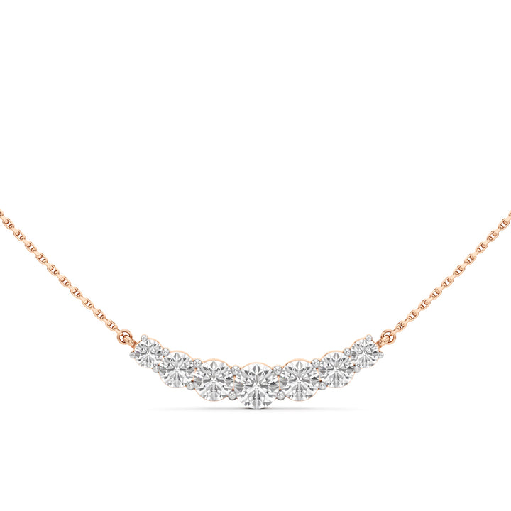 Astra Radiant Seven-Stone Diamond Necklace