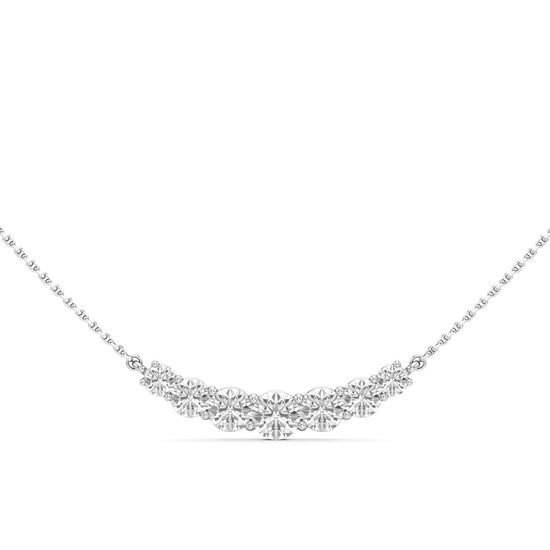 Astra Radiant Seven-Stone Diamond Necklace