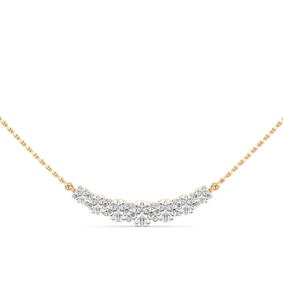 Astra Radiant Seven-Stone Diamond Necklace