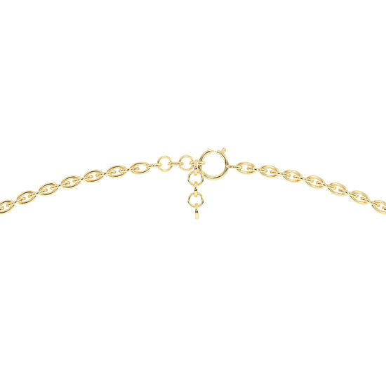 Classic Princess-Cut 925 Silver 18k Gold Plated Solitaire Pendant Necklace
