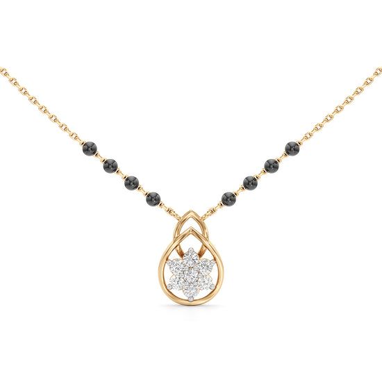 Teardrop Blossom Mangalsutra