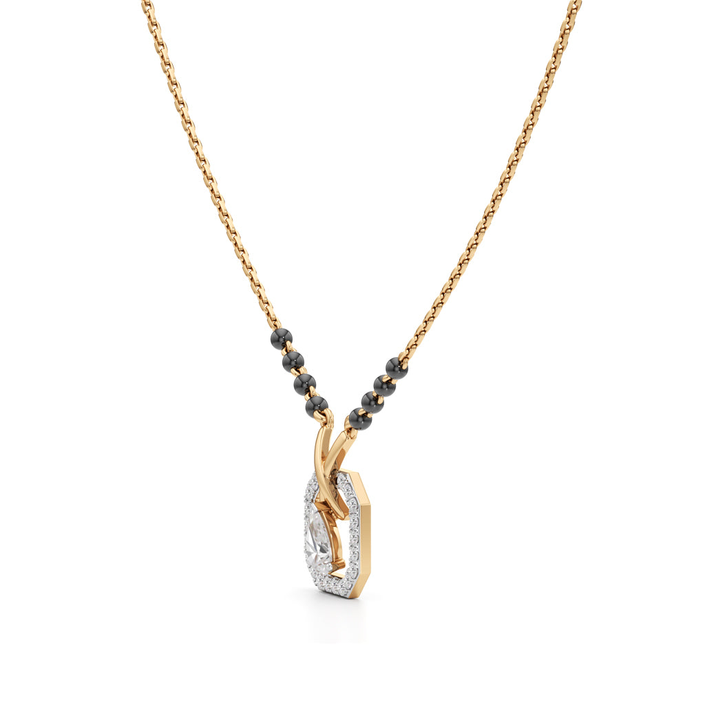 Ethereal OctaBloom Diamond Mangalsutra