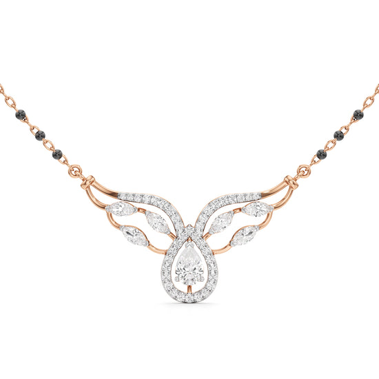 Celestia Winged Grace Diamond Mangalsutra