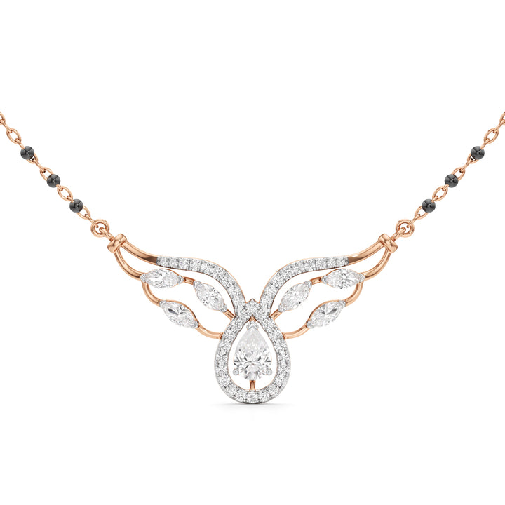 Celestia Winged Grace Diamond Mangalsutra