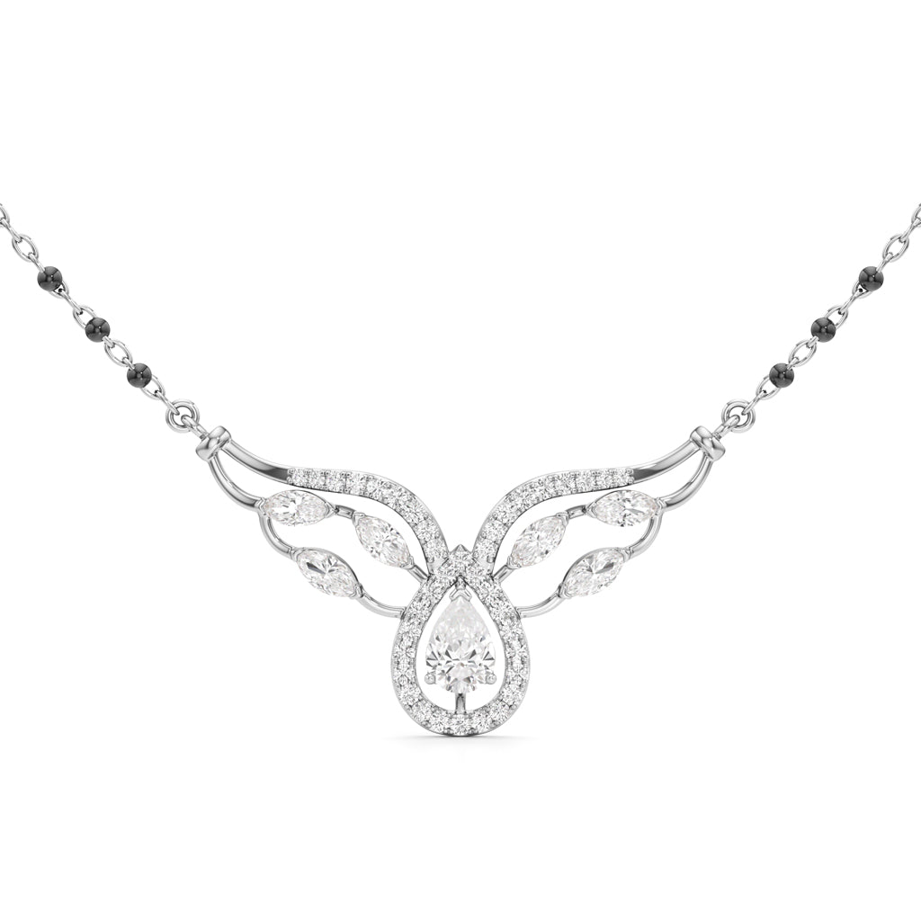 Celestia Winged Grace Diamond Mangalsutra