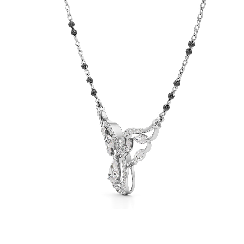 Celestia Winged Grace Diamond Mangalsutra