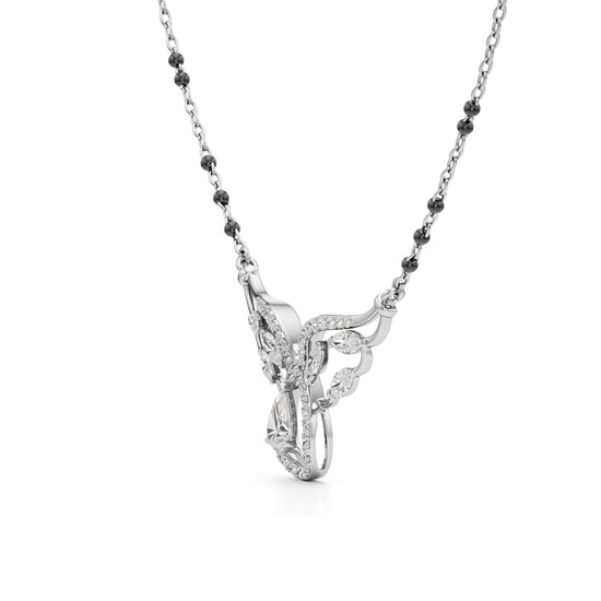 Celestia Winged Grace Diamond Mangalsutra
