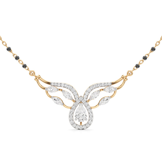 Celestia Winged Grace Diamond Mangalsutra