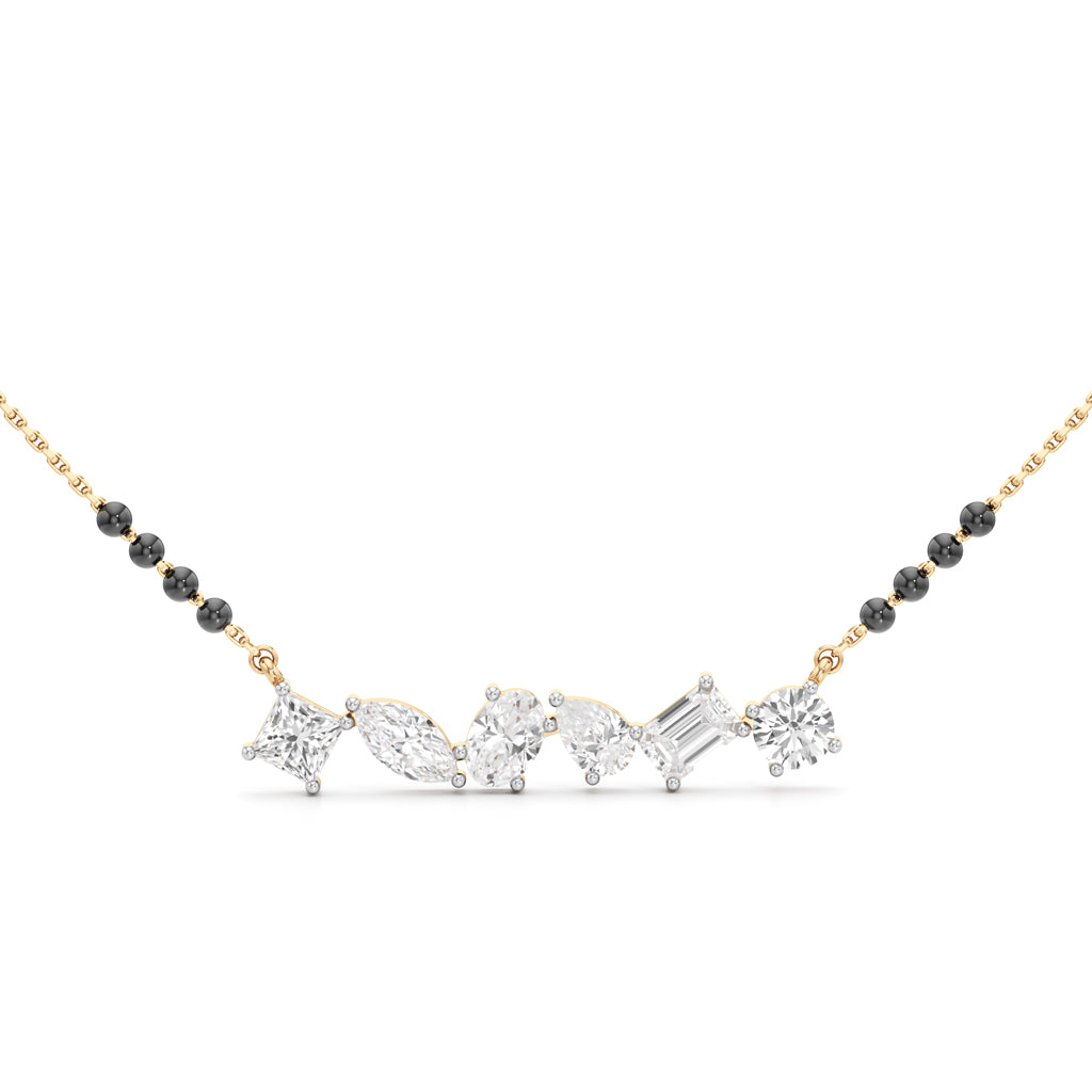 Celestia Multi-Cut Diamond Mangalsutra
