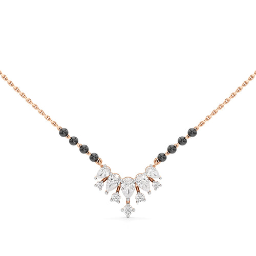 Vireya Diamond Cluster Mangalsutra