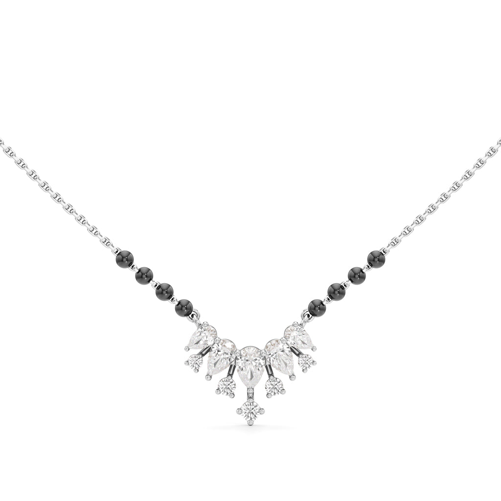 Vireya Diamond Cluster Mangalsutra