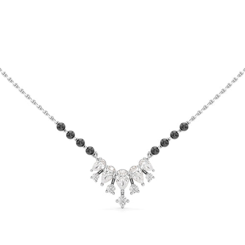 Vireya Diamond Cluster Mangalsutra