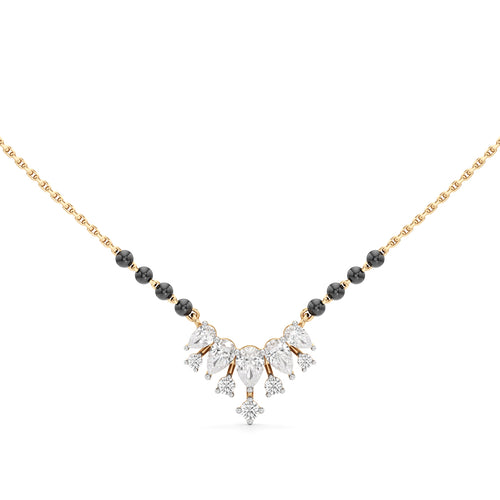 Vireya Diamond Cluster Mangalsutra