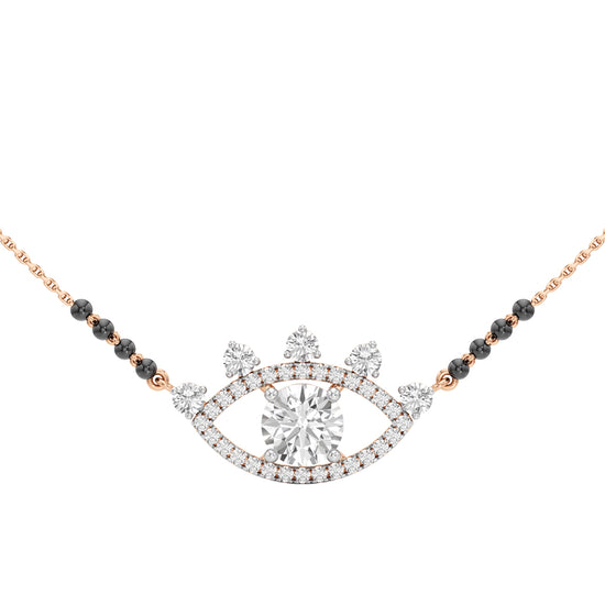 Aarohi Evil Eye Diamond Mangalsutra