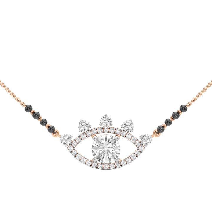 Aarohi Evil Eye Diamond Mangalsutra