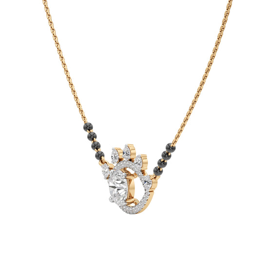 Aarohi Evil Eye Diamond Mangalsutra