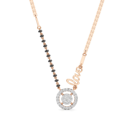 Aarohi Circle of Love Diamond Mangalsutra