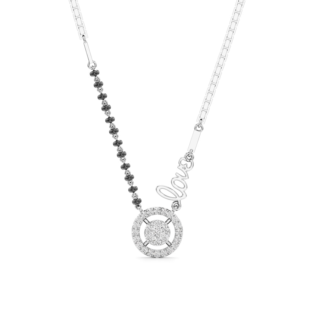 Aarohi Circle of Love Diamond Mangalsutra