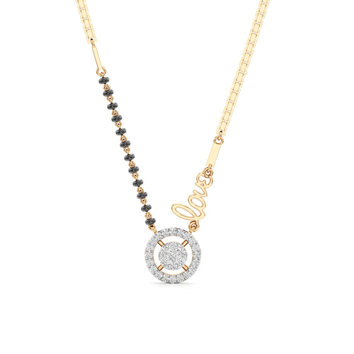 Aarohi Circle of Love Diamond Mangalsutra