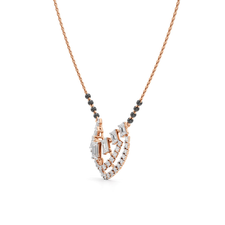 Kritika Radiant Halo Diamond Mangalsutra