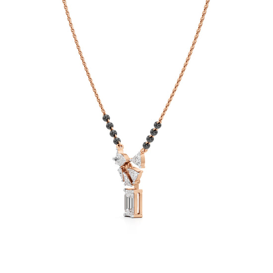 Aadhira Regal Charm Diamond Mangalsutra