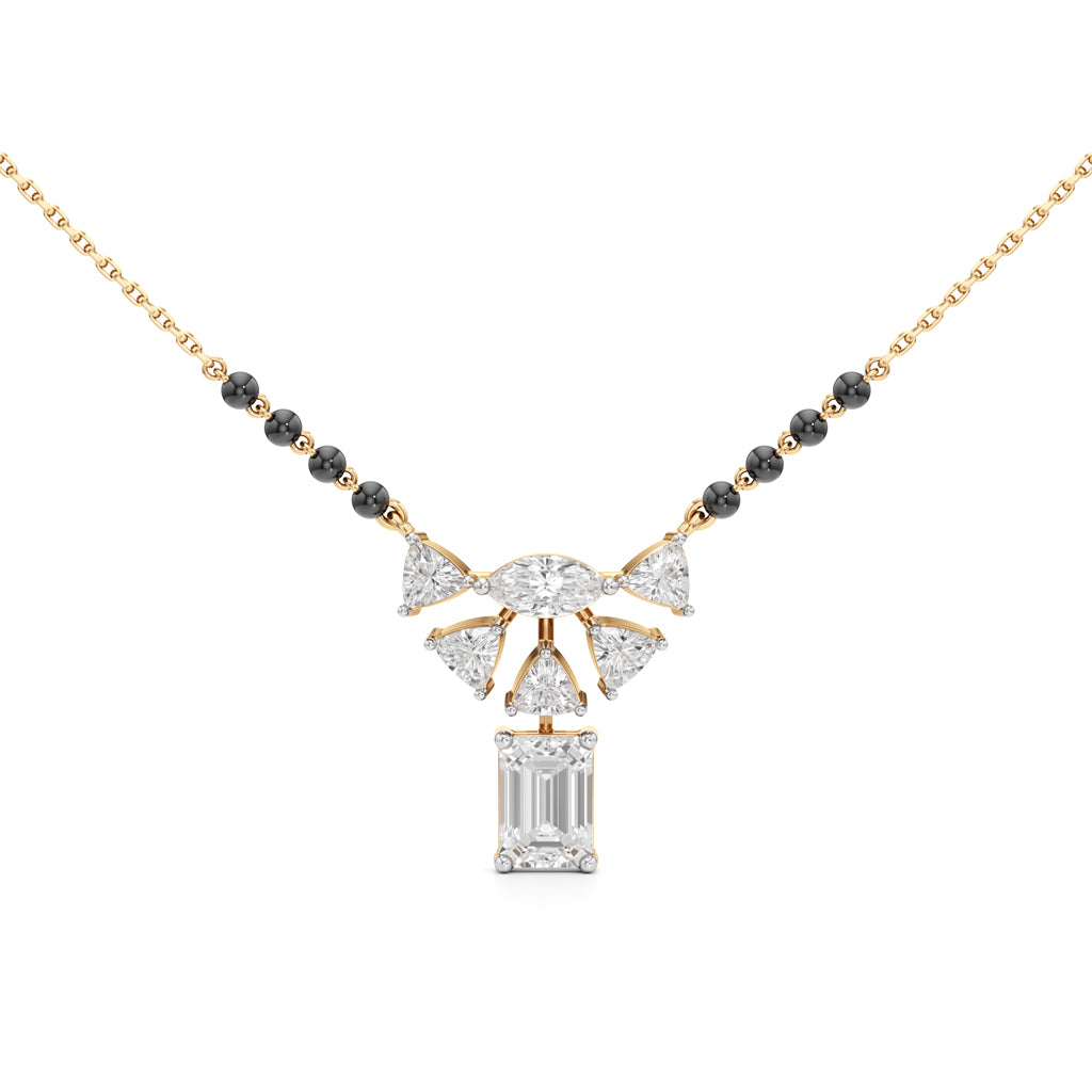 Aadhira Regal Charm Diamond Mangalsutra
