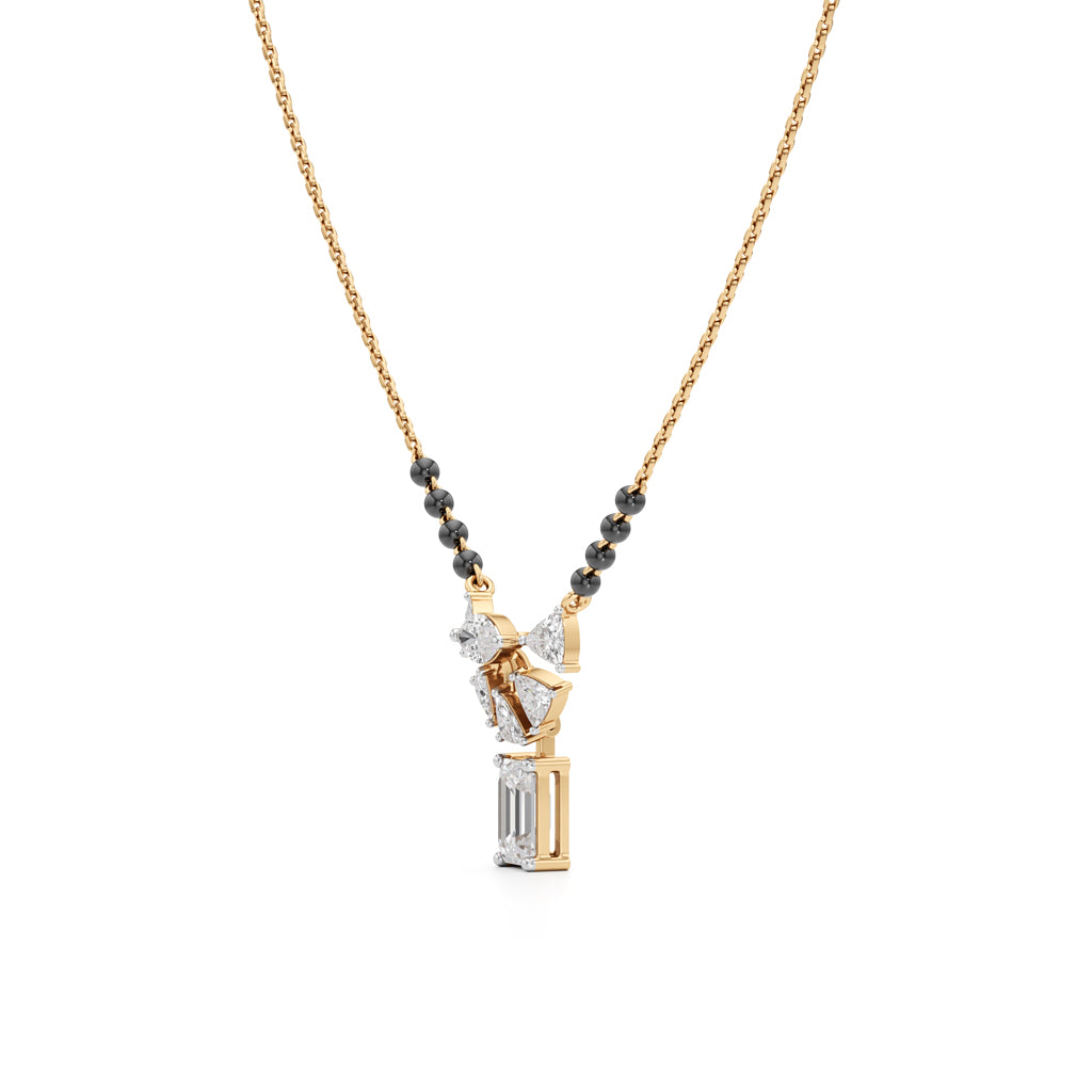 Aadhira Regal Charm Diamond Mangalsutra