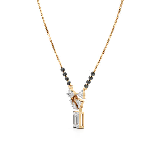 Aadhira Regal Charm Diamond Mangalsutra