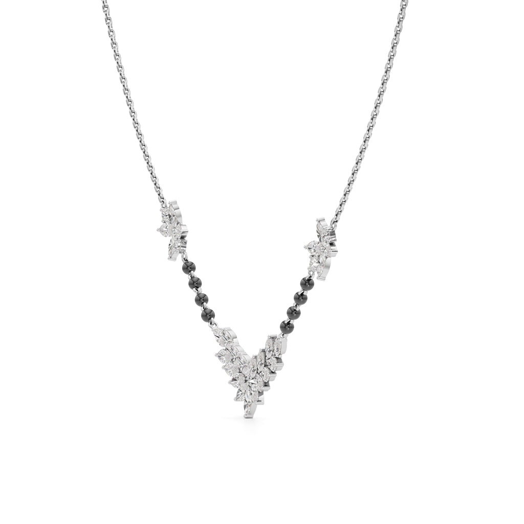 Aarohi Marquise Elegance Diamond Mangalsutra