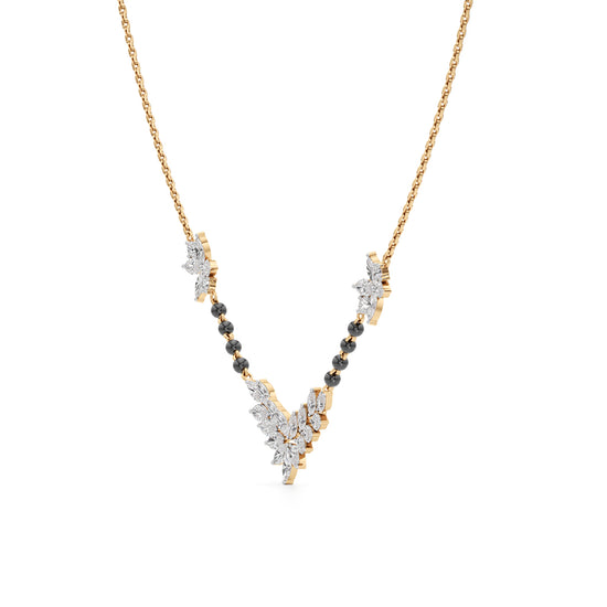 Aarohi Marquise Elegance Diamond Mangalsutra