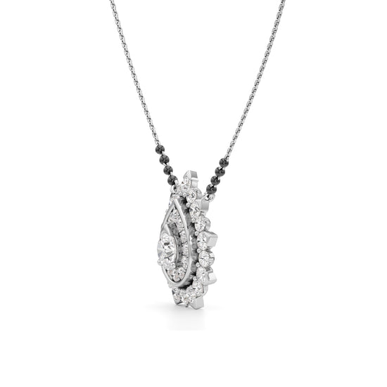 Surya Teardrop Radiance Diamond Mangalsutra