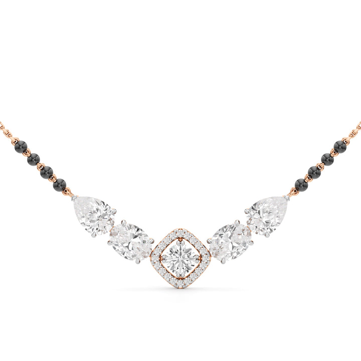 Regal Bloom Diamond Mangalsutra