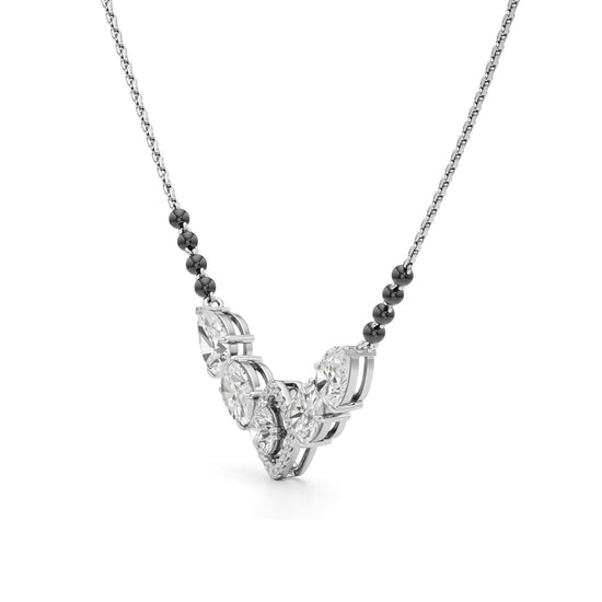 Regal Bloom Diamond Mangalsutra