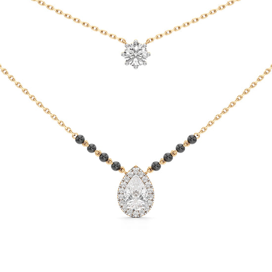 Velura Dual-Layer Diamond Mangalsutra