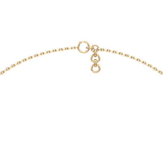 Ethereal Marquise Bloom Necklace in 925 silver 18k Gold Plated