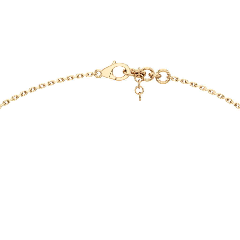 Meadow Muse Drop Necklace  925 Sterling Silver 18k Gold Vermeil Lab Grown Diamond