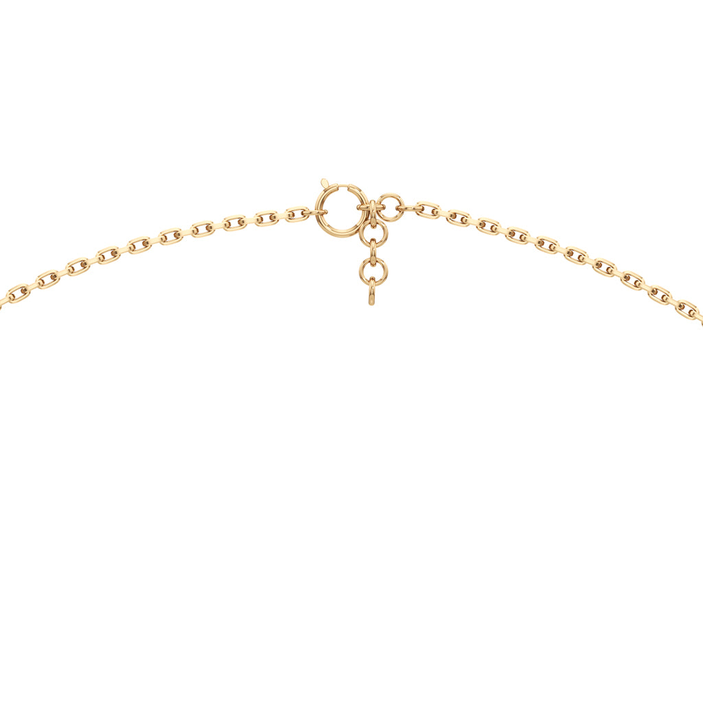 925 Silver 18k Gold Plated Eternal Heart & Pear Drop Pendant