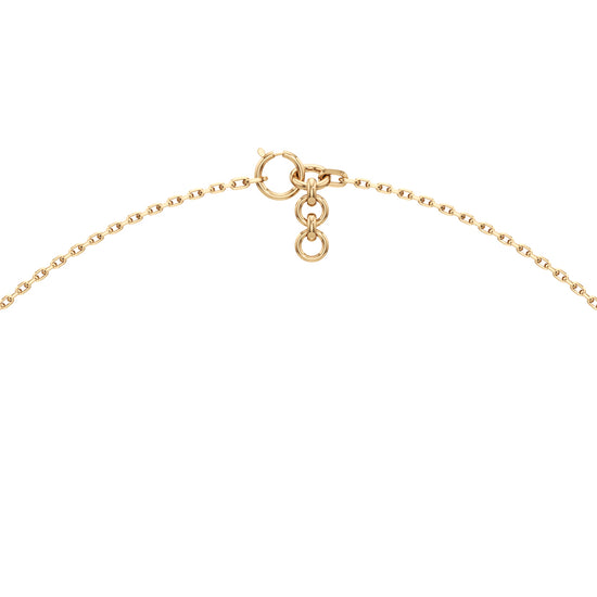 925 Silver 18K Gold Plated Diamond Shape Pendant Necklace